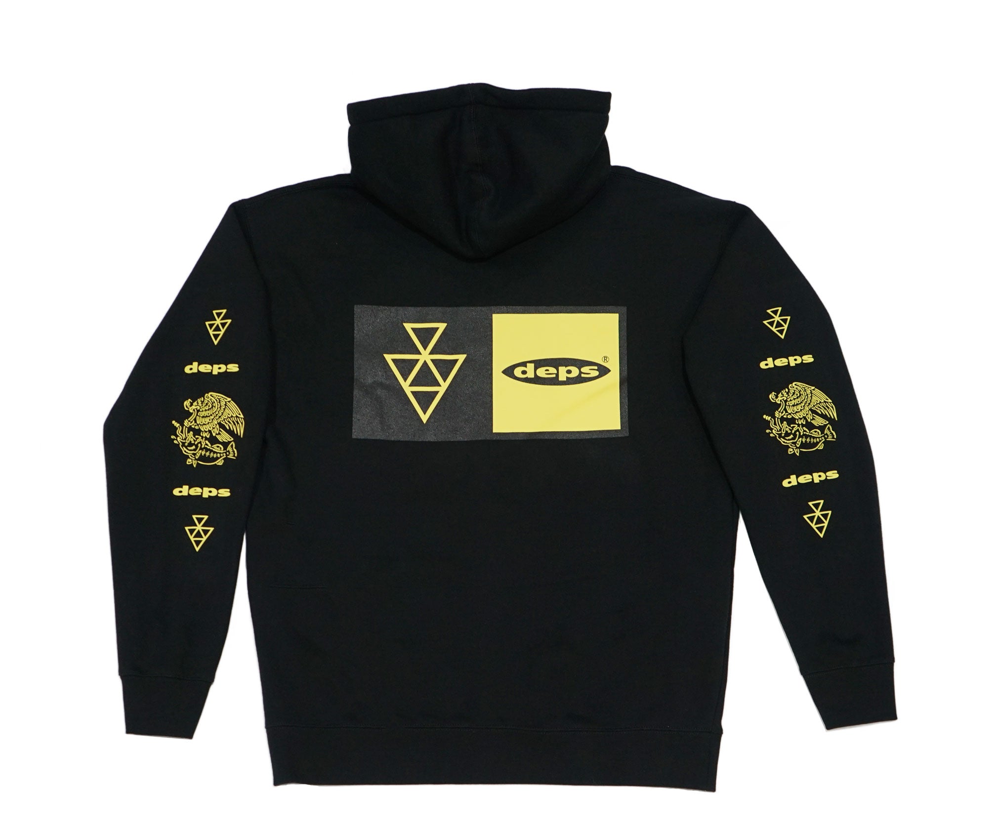 東京の公式通販サイト deps HUGE LOGO HOODIE OLIVE デプス パーカー